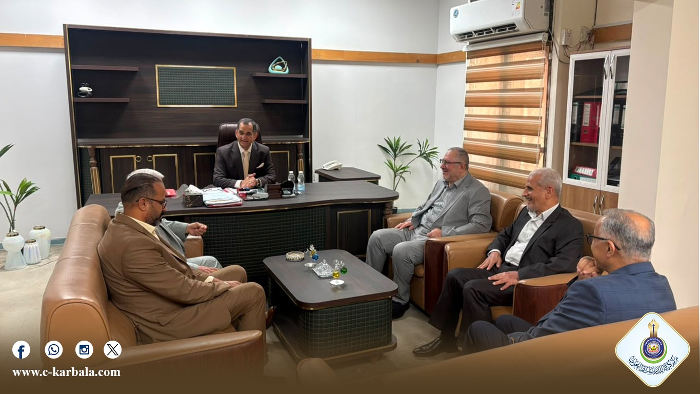 مركز كربلاء للدراسات والبحوث يبحث آفاق التعاون العلمي مع المركز الوطني للدراسات السكانية والديموغرافية بجامعة بغداد